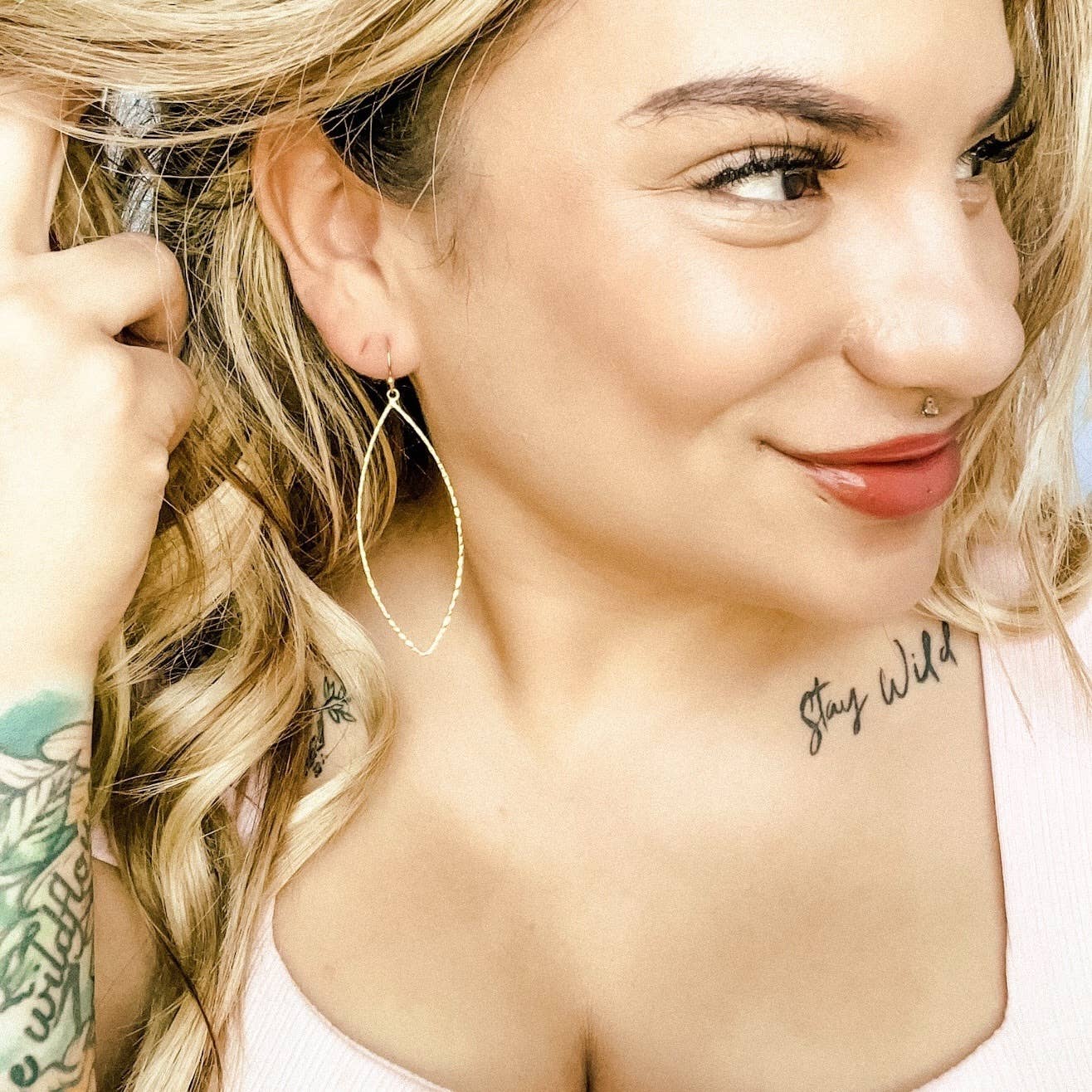 Lead Me- Dainty Dangle Earrings