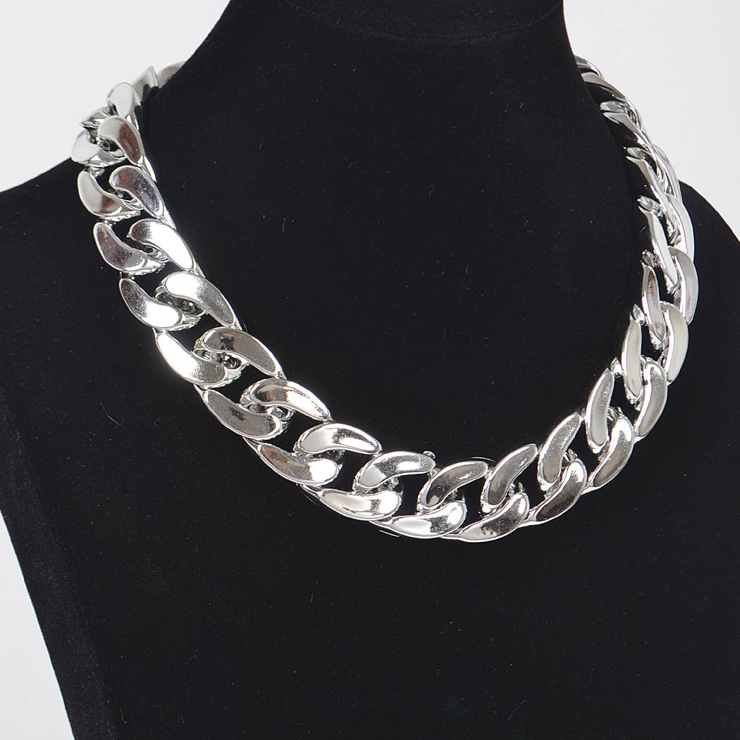 Oversized CCB Chain Necklace