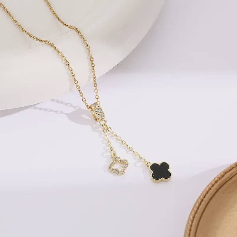 Golden Panther Pendant Necklace