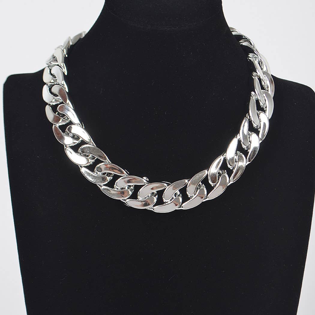Oversized CCB Chain Necklace