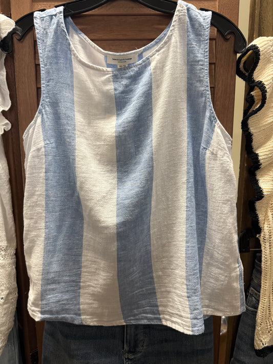 Blue and White top Morocco Sky Kelis Top