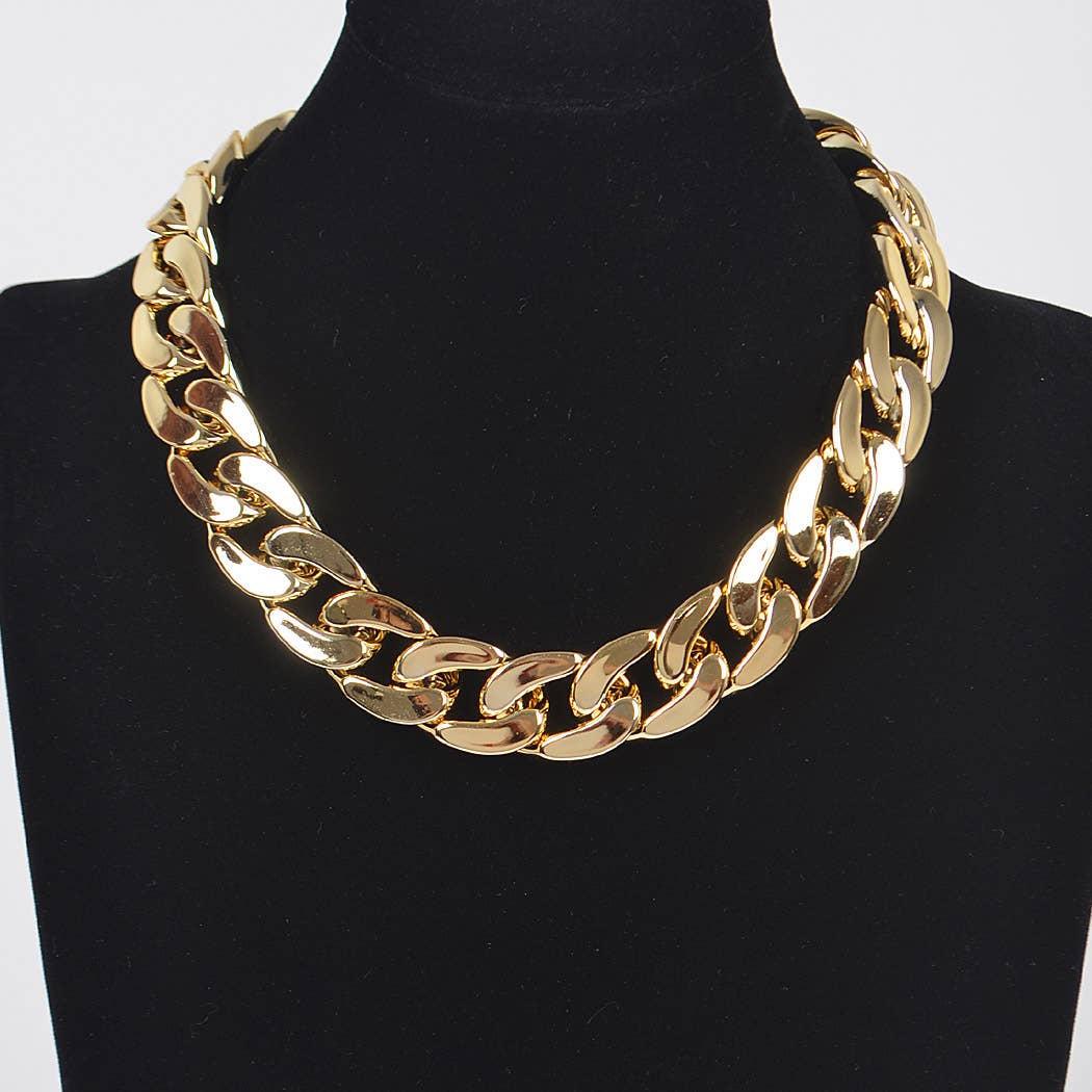 Oversized CCB Chain Necklace