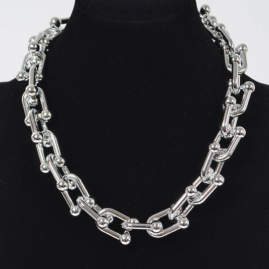 Oversized CCB Chain Necklaizce