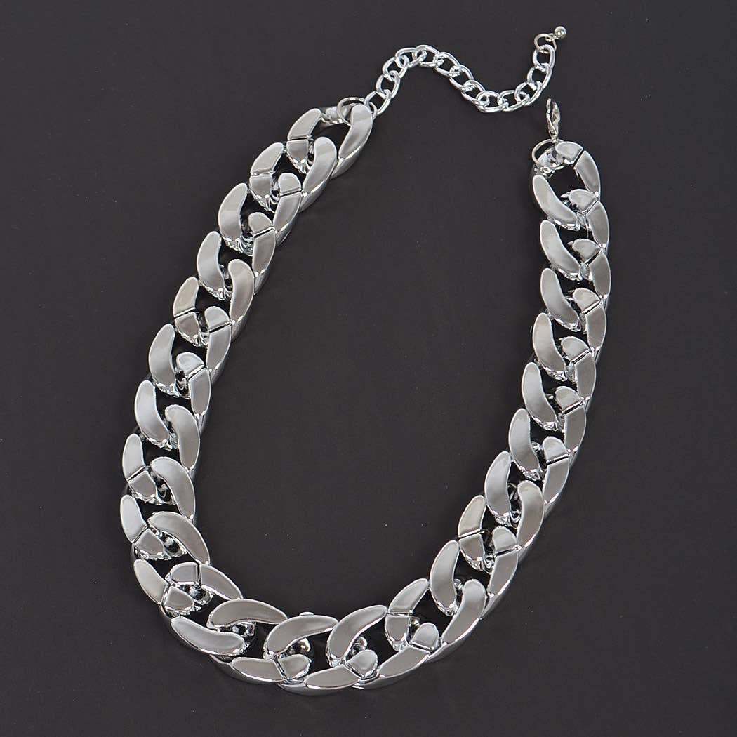 Oversized CCB Chain Necklace