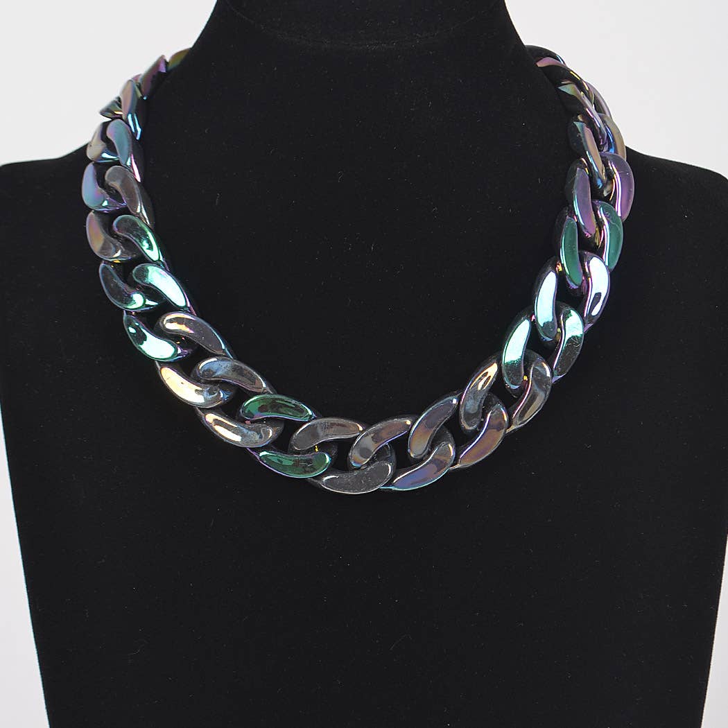 Oversized CCB Chain Necklace