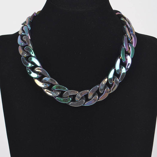 Oversized CCB Chain Necklace